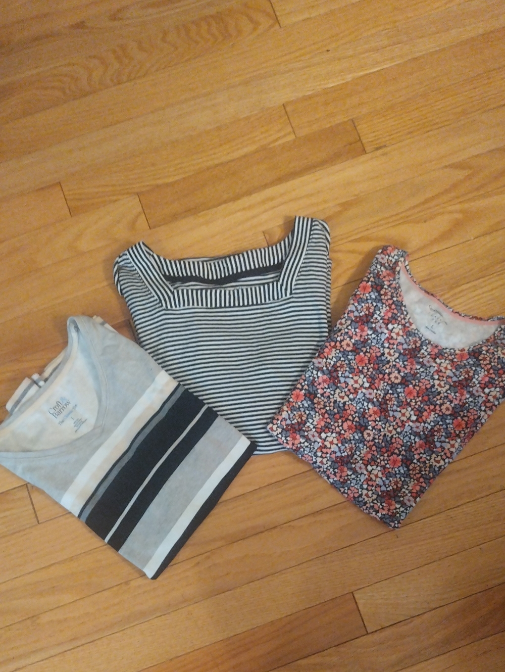 Three Tops! croft & barrow Short-Sleeve Tee Set - 100% Cotton